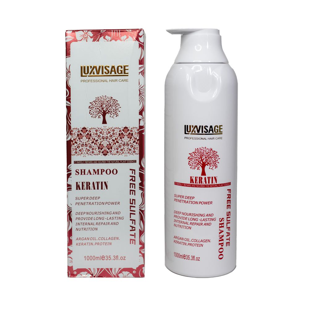 شامپو آرگان بدون سولفات لوکس ویسیج LUXVISAGE فرانسوی 1000 میل