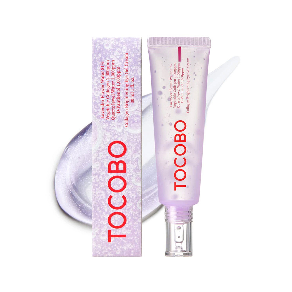 ژل کرم دور چشم روشن کننده و کلاژن توکوبو TOCOBO حجم 30 میل